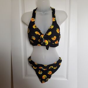 Cupshe Palm Tree 2 piece sz M